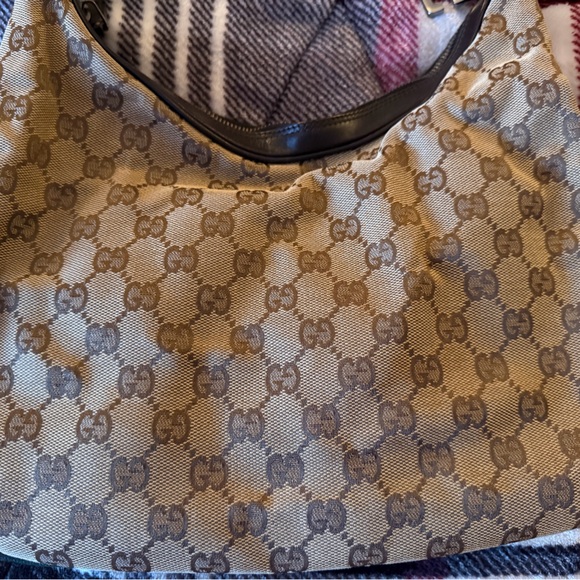 Gucci GG Supreme Web Attache Large Shoulder Bag - Picture 8 of 9